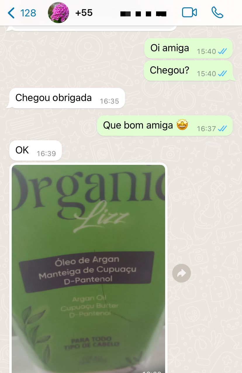 Depoimento Organic Lizz